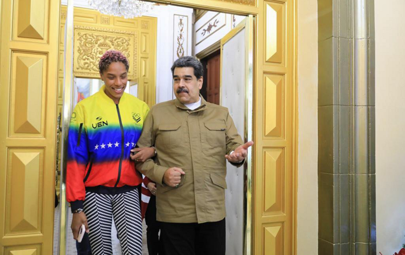 Yulimar Rojas se reunió con Maduro en Miraflores