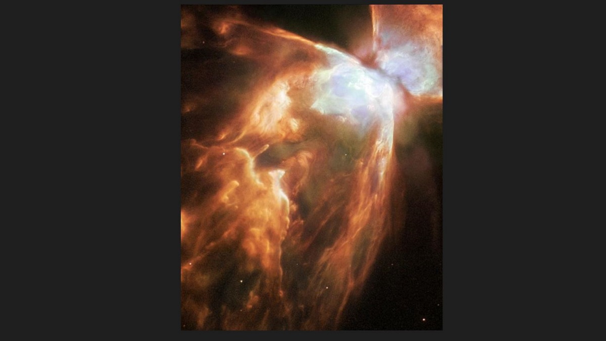 La NASA comparte imagen de una “mariposa” entre las estrellas captada por el telescopio Hubble