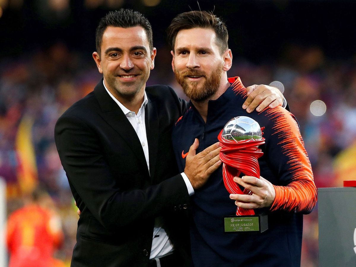 Xavi y Messi
