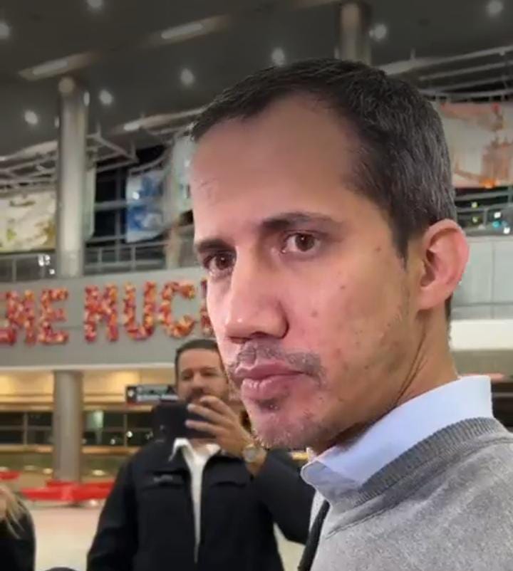 Juan Guaidó en Miami tras ser expulsado de Colombia