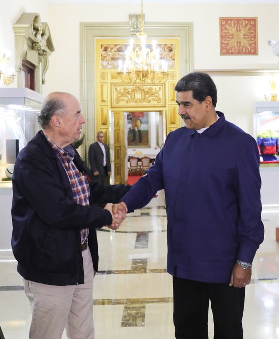 Presidente Maduro se reunió con el canciller colombiano Álvaro Leyva