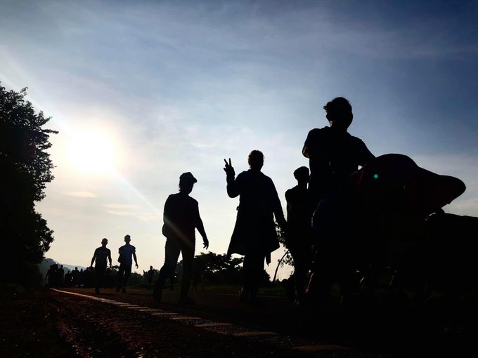 Miles de migrantes llegan a la frontera sur de México: Entre ellos los raperos venezolanos Andreu David y Rámsés "El Maniaco"