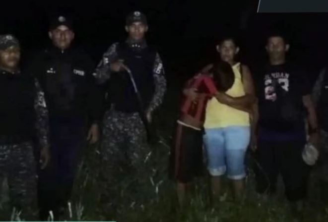 niño rescatado