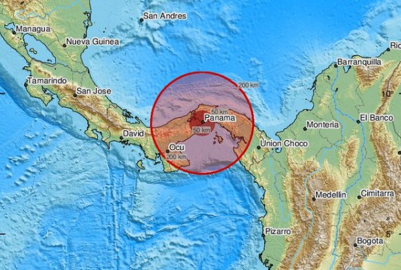 Sismo de magnitud 6,6 sacudió frontera entre Colombia y Panamá