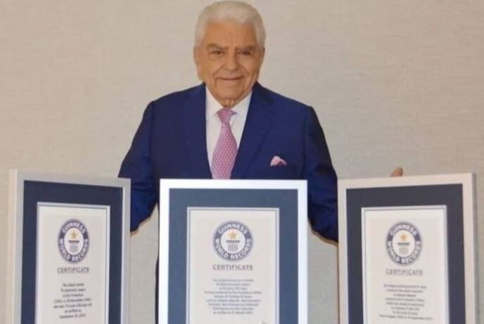 Don Francisco recibe tres Récords Guinness