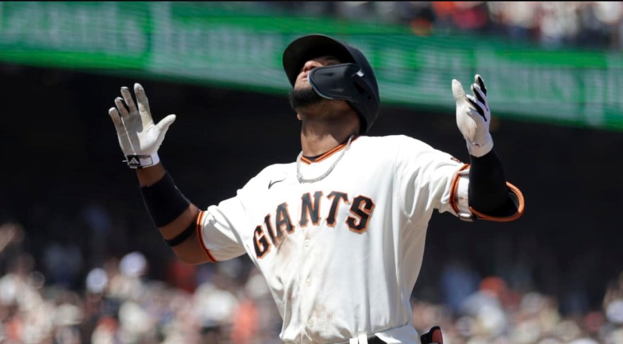 Luis Matos estrena su primer jonrón en la MLB