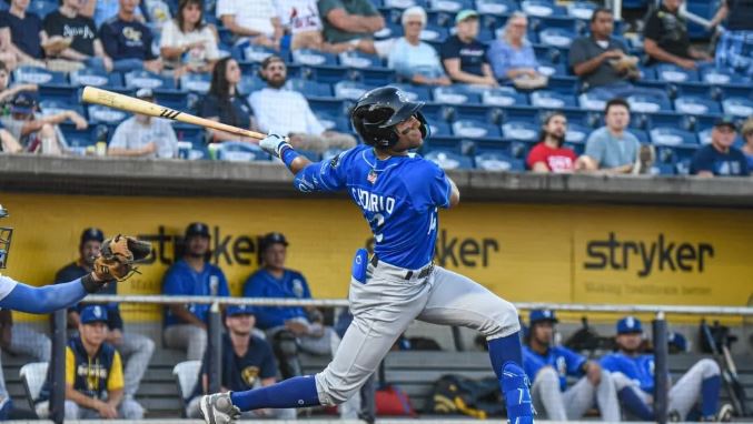 El prospecto zuliano Jackson Chourio logra marca 20/20 con los Biloxi Shucker