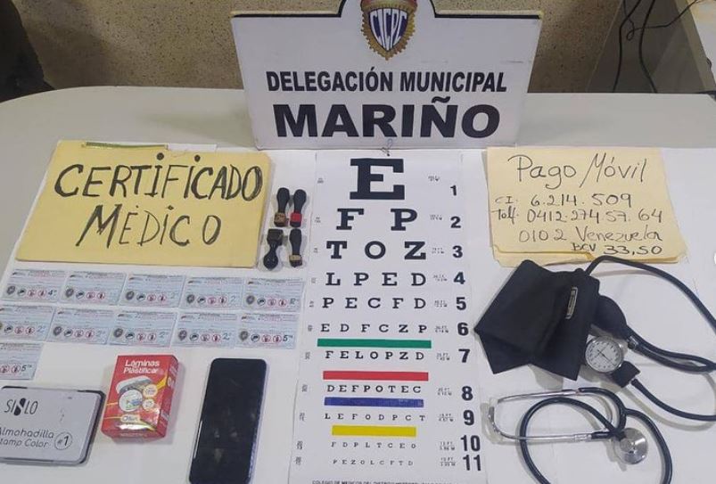 Abogado emitía certificados médicos falsos en Aragua