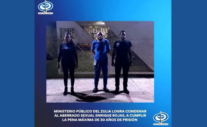 Pagará 30 años de prisión por el delito de violencia sexual: el caso se registró en el Zulia