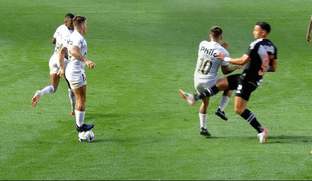 Jugada de Soteldo provocó trifulca en el fútbol brasileño (Video)