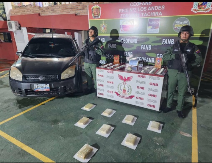 FANB incautó sustancias ilícitas en tanque de combustible en Táchira