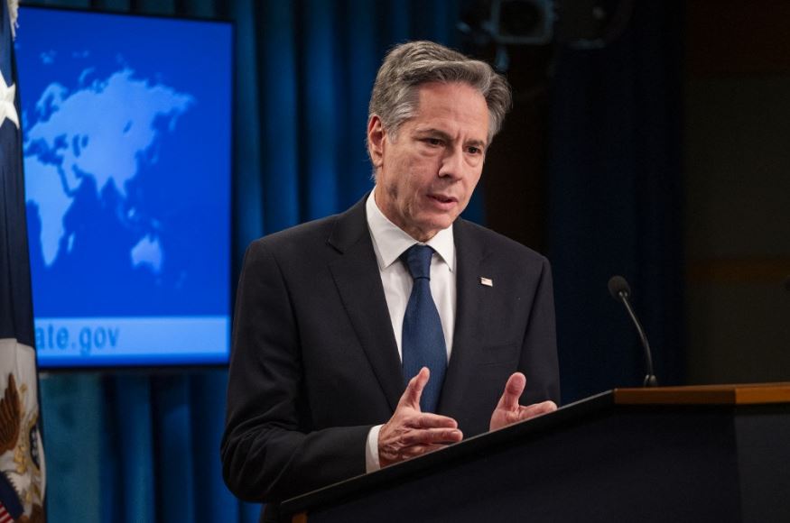 Blinken en rueda de prensa