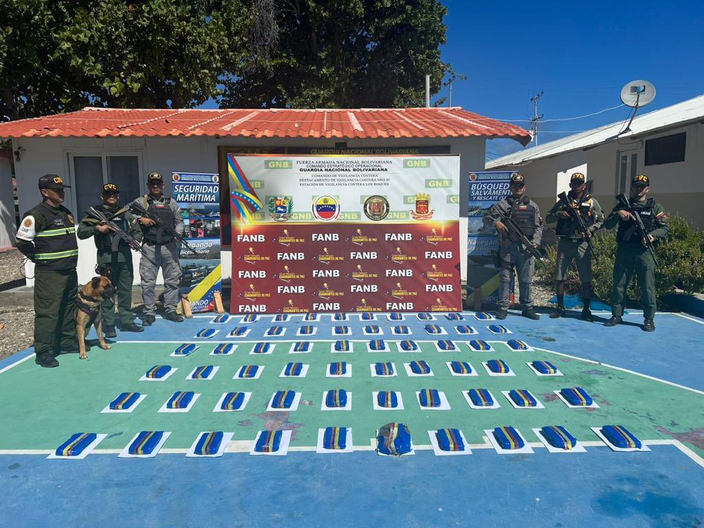 Autoridades de la FANB localizaron cerca de 35 kilos de marihuana en Los Roques