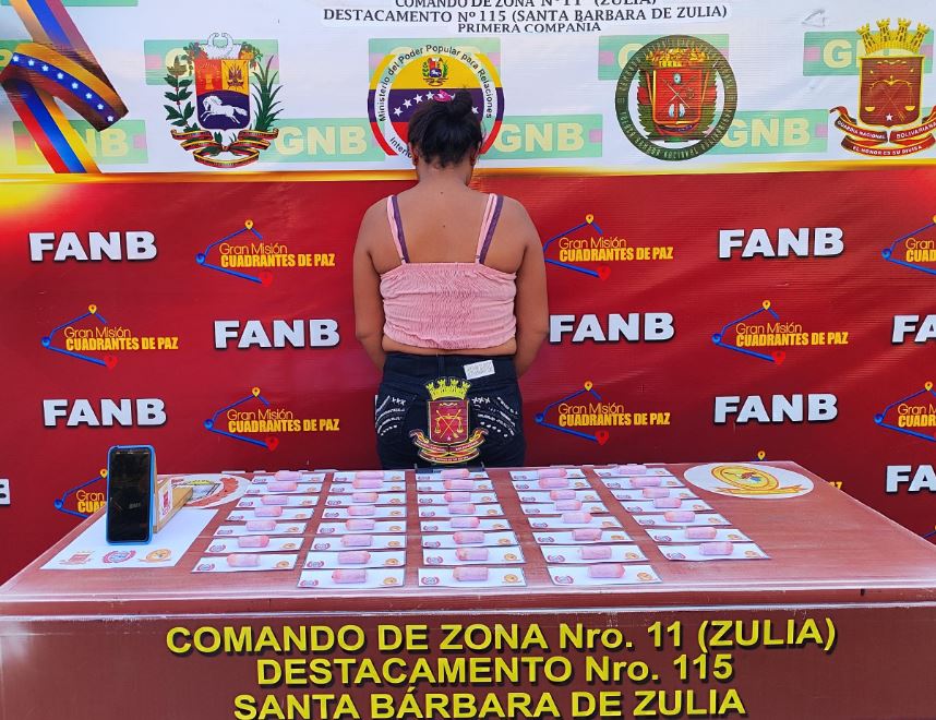 Mujer llevaba 38 dediles de cocaína de manera intraorgánica y la agarraron en Sur del Lago
