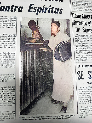 El insólito caso de " Carmen la de los espíritus"