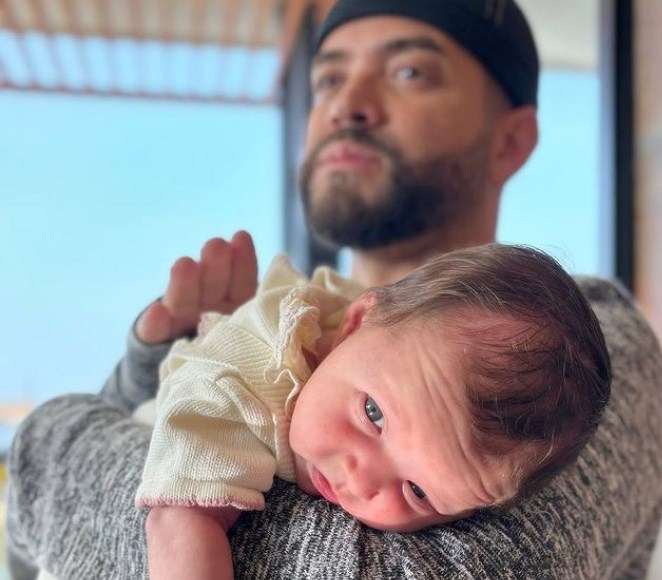 Nacho dio a conocer a Melina, su segunda hija con Melany Mille