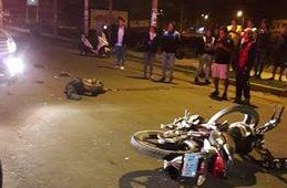 Un militar muerto y un herido dejó choque entre moto y autobús en Trujillo