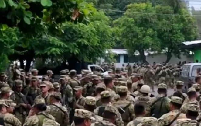 Bukele en el Salvador desplegó más de 2000 mil soldados