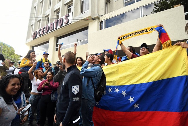 Migrantes venezolanos.
