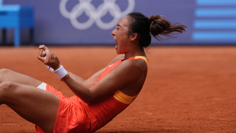 Qinwen Zheng se convirtió en la campeona olímpica de París 2024. Foto: RRSS