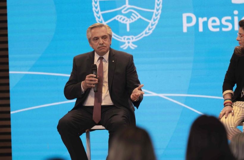 Secretaria de Alberto Fernández habla