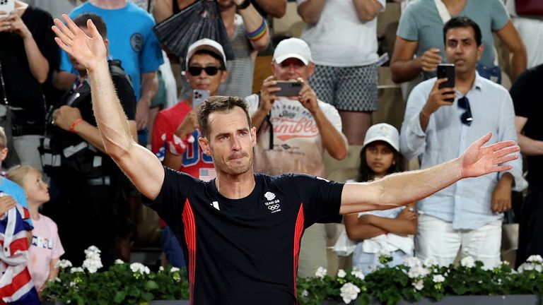 Andy Murray le dio el adiós definitivo al tenis en París 2024. Foto: RRSS