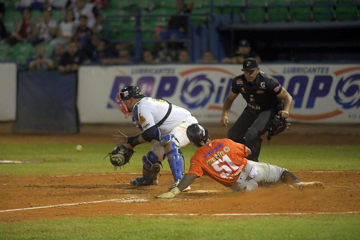 Águilas del Zulia logra su segunda victoria consecutiva ante Tigres de Aragua. Foto: LVBP