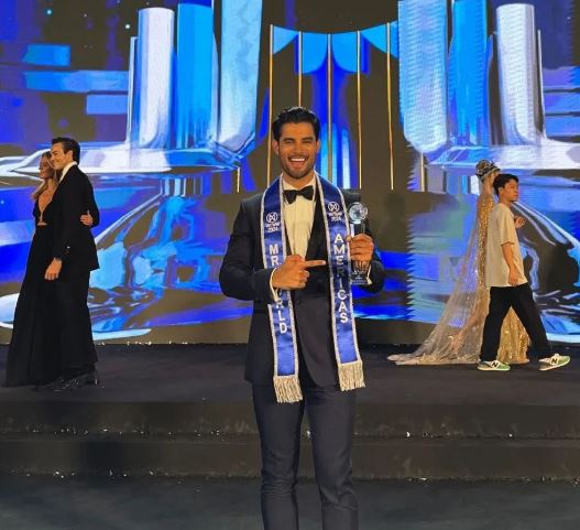El venezolano Juan García se quedó con el título de Mister World Américas en Vietnam