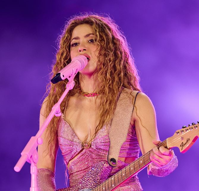 Shakira está en Colombia, lista para ofrecer dos conciertos en Barranquilla