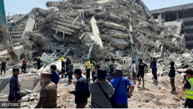 Myanmar reporta 200 muertos 170 heridos tras terremoto y solicita ayuda internacional