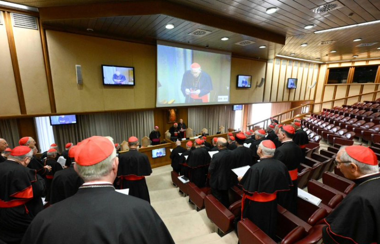 Primera congregación de cardenales se realizó este martes en el Vaticano
