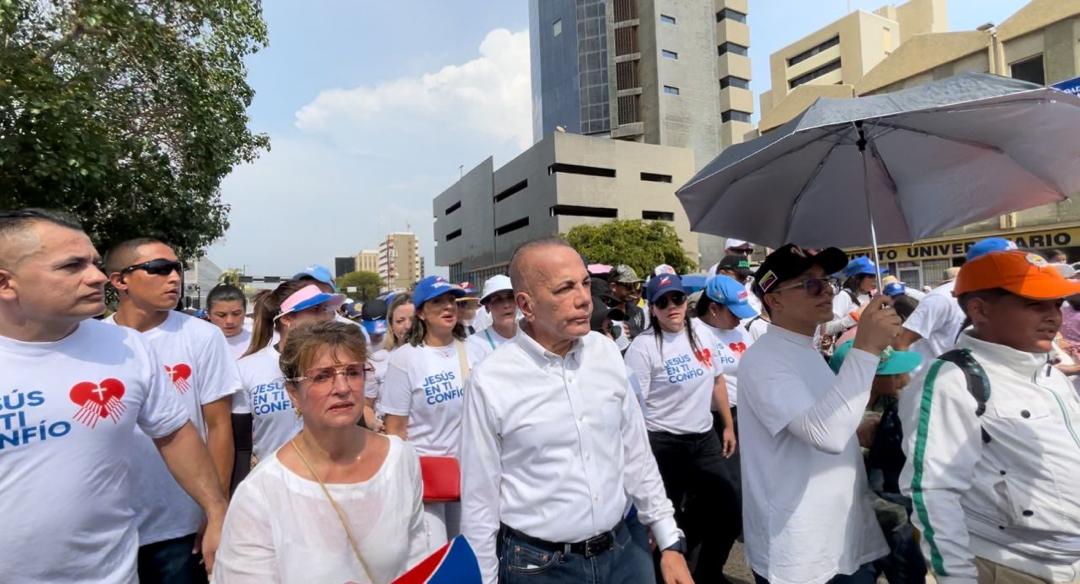 Rosales en la caminata de la Misericordia: La unidad y encuentro es el camino a un futuro de paz, progreso y felicidad para los  venezolanos