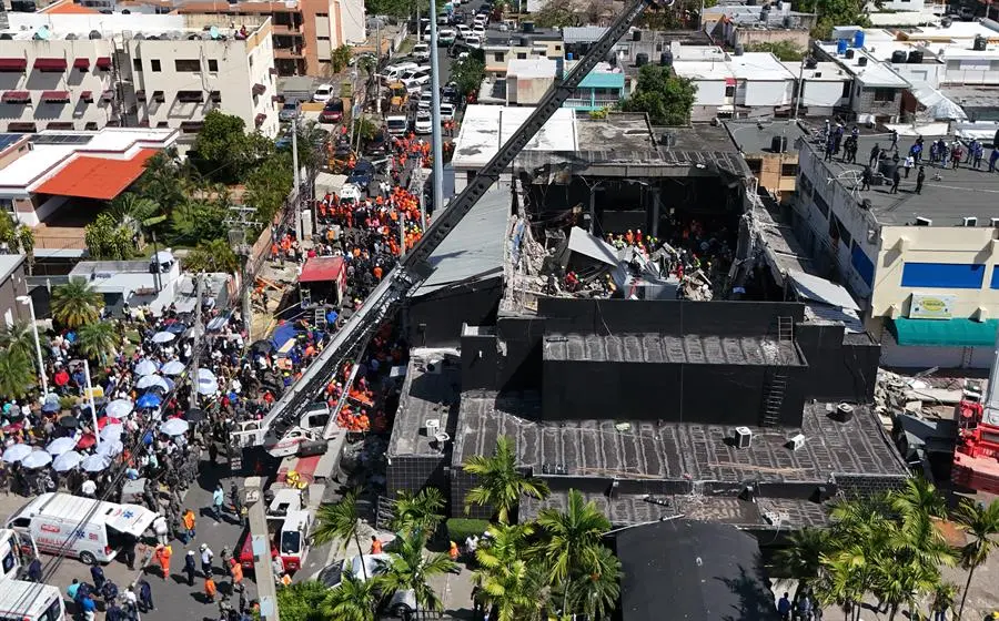 Informe peliminar sobre el colapso del Jet Set: Sobrecarga, vibraciones y humedad, principales causas de la tragedia en Santo Domingo