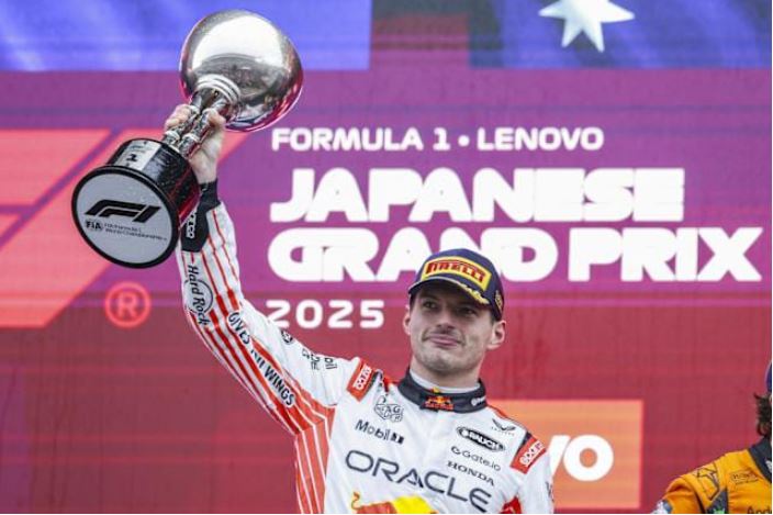 Verstappen logra su primer triunfo de temporada en el GP de Japón