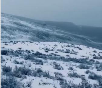 La hermosa nevada que se registró en los páramos del estado Mérida