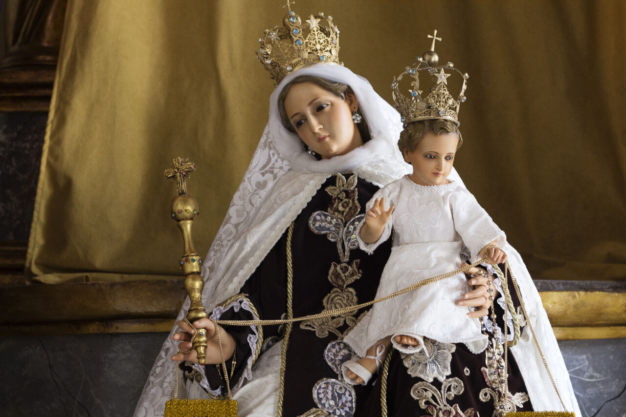 Se cumplen dos siglos y medio de la llegada de la Virgen del Carmen a la Catedral : Estará presente en la misa de la Misericordia