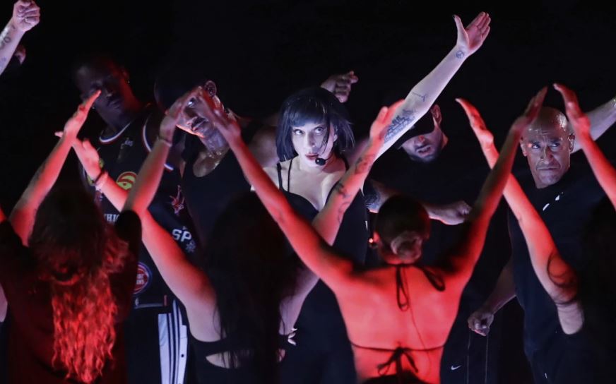 lady Gaga se prepara para concierto