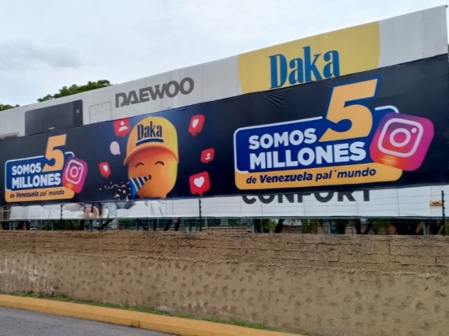 Daka alcanza 5M seguidores en Instagram: líder retail mundial