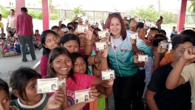 Saime entregó cédula de identidad a 43 niños y niñas Warao en Delta Amacuro