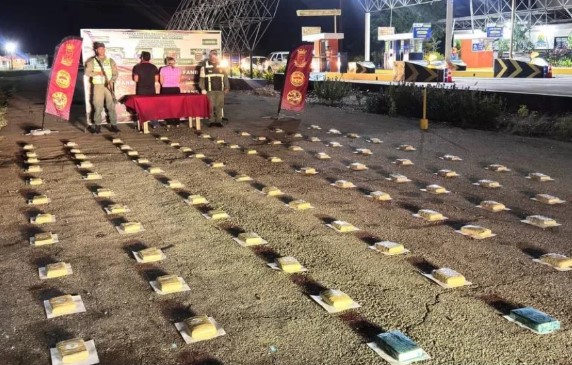 Incautan 93 panelas de droga en Falcón