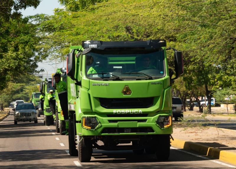 Nuevos compactadores de basura llegan a la ciudad en alianza Alcaldía de Maracaibo y Fospuca