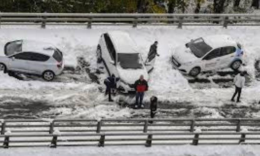 Seis muertos en accidentes de tráfico en Francia por la nieve y el frío