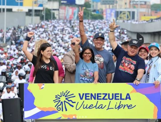 Diosdado Cabello sorprende con el mensaje de su franela durante la Gran Peregrinación Nacional