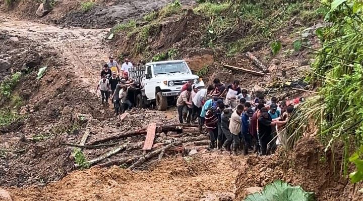 Habitantes de Mata de Guineo, en Táchira, aseguran que perdieron todo tras los deslizamientos