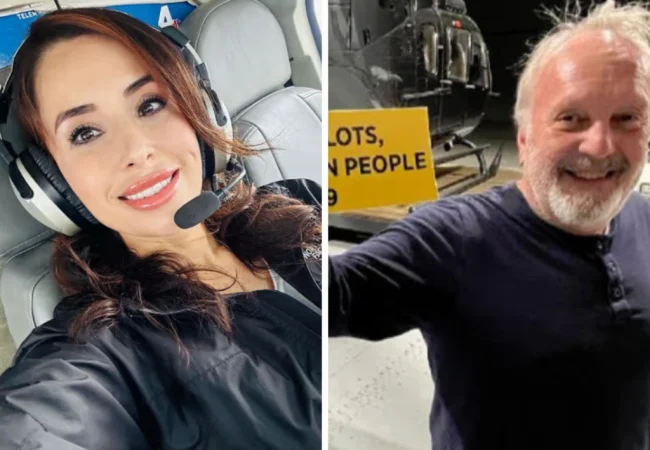 La periodista Eliana Moreno y el piloto George Marciniw, la dupla aérea de NBC: Dos de las víctimas fatales al estrellarse su helicóptero en cobertura