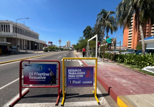 Alcaldía de Maracaibo instala la primera parada digital en calle 72 con avenida Bella Vista: Contará con puntos de carga y WI-FI