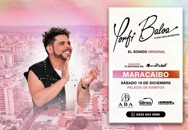 La salsa de Porfi Baloa y sus adolescentes retumbará en Maracaibo con un concierto inolvidable este sábado 19 de Dic