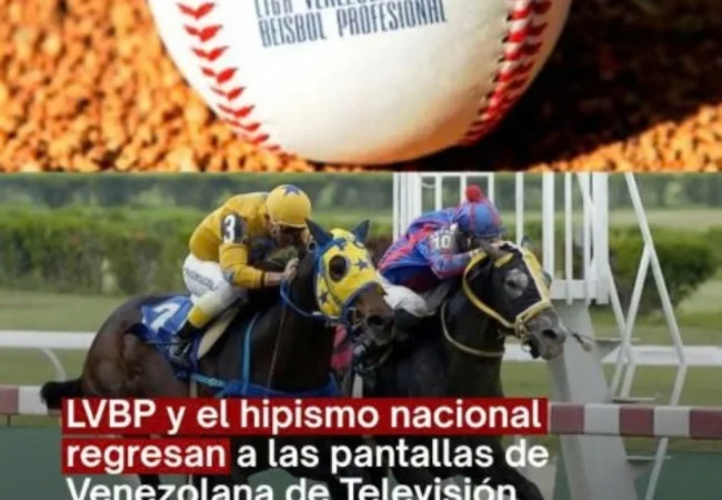 VTV devuelve el béisbol y el hipismo a su pantalla después de 30 años