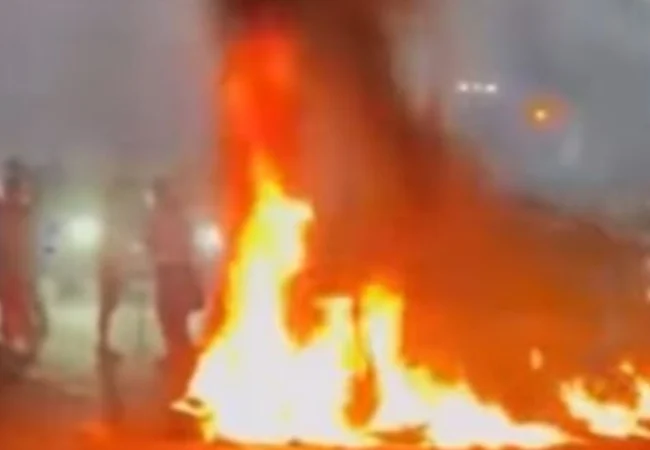 Protestaron en varias zonas de Maracaibo ante fallas eléctricas