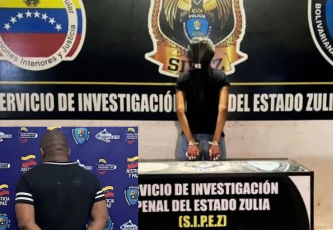 Capturan a hombre con orden de captura en Simón Bolívar y a ciudadana por receptación en Maracaibo